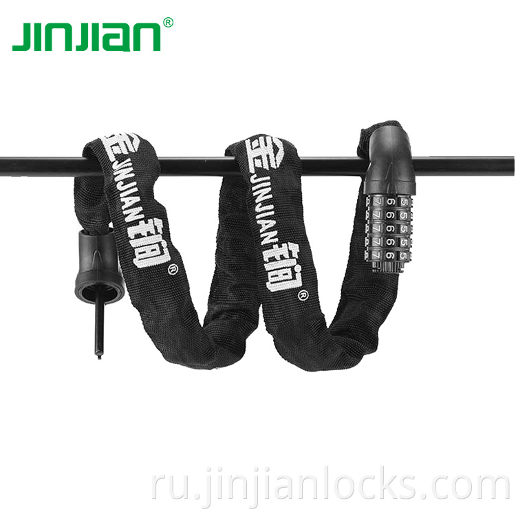 Jinjian Outdoor 4-значный ключевой велосипедные аксессуары блокируйте велосипед